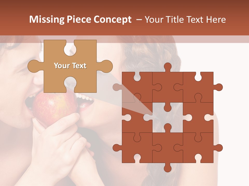 Toothy Vitamins Bite PowerPoint Template