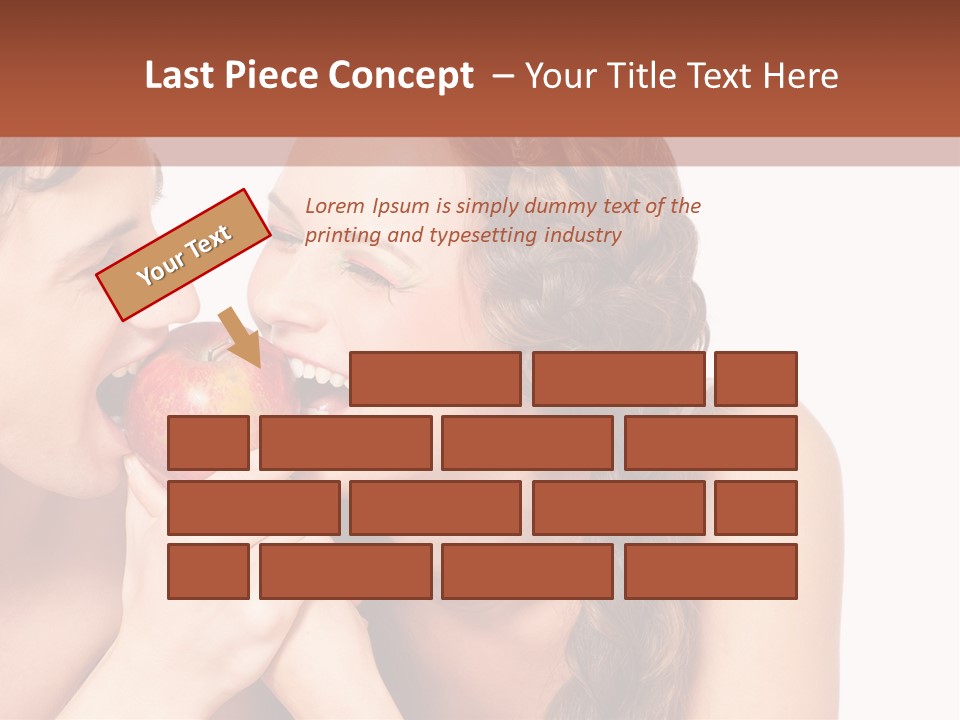 Toothy Vitamins Bite PowerPoint Template