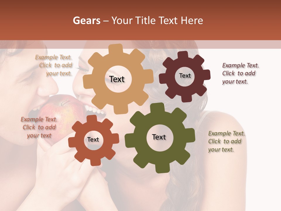 Toothy Vitamins Bite PowerPoint Template