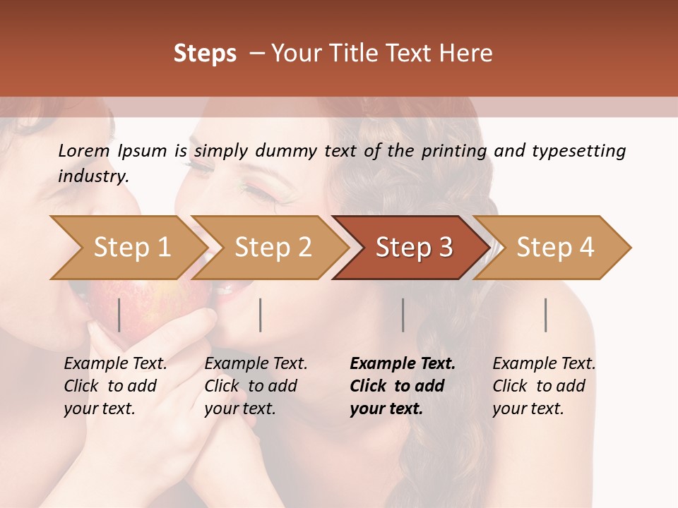 Toothy Vitamins Bite PowerPoint Template
