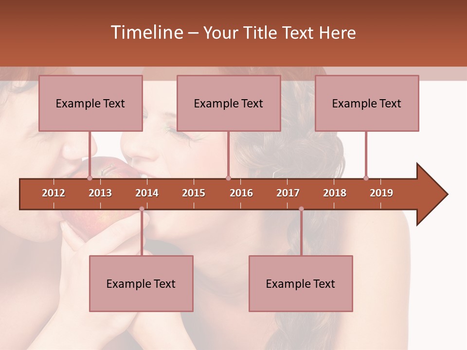 Toothy Vitamins Bite PowerPoint Template