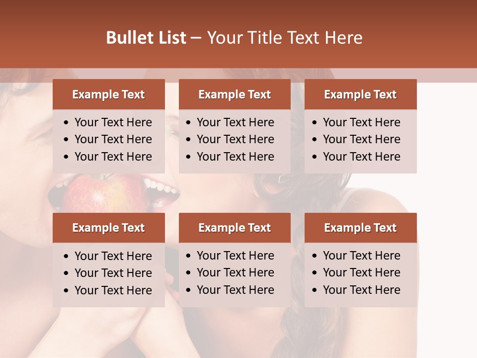 Toothy Vitamins Bite PowerPoint Template