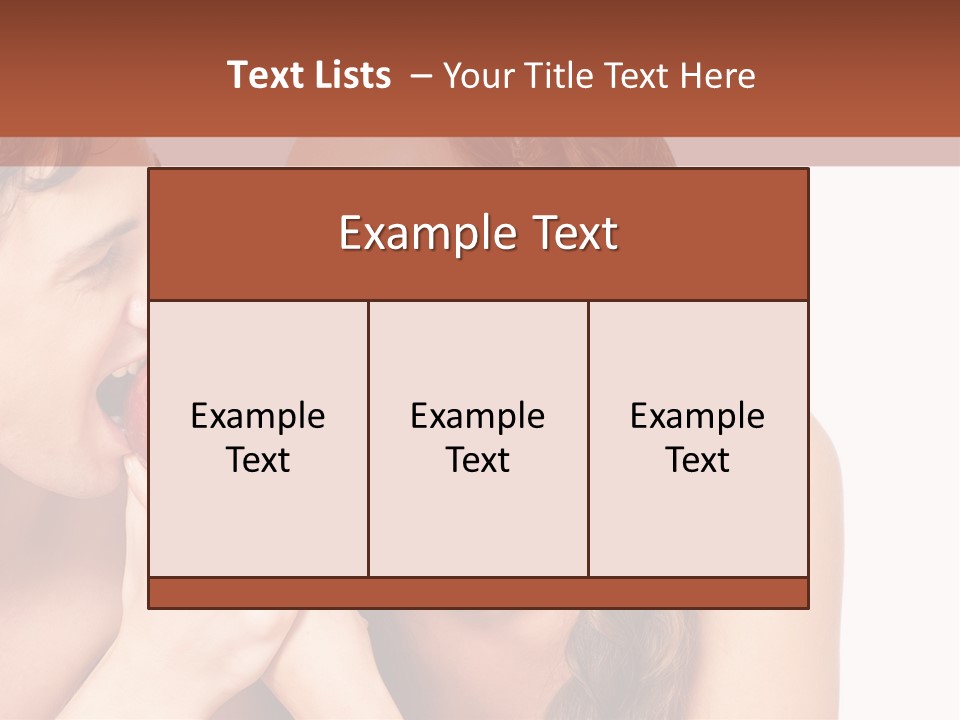 Toothy Vitamins Bite PowerPoint Template