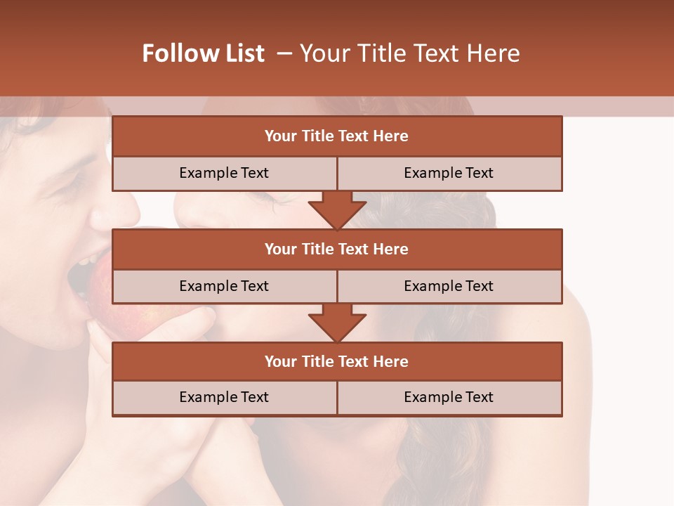 Toothy Vitamins Bite PowerPoint Template