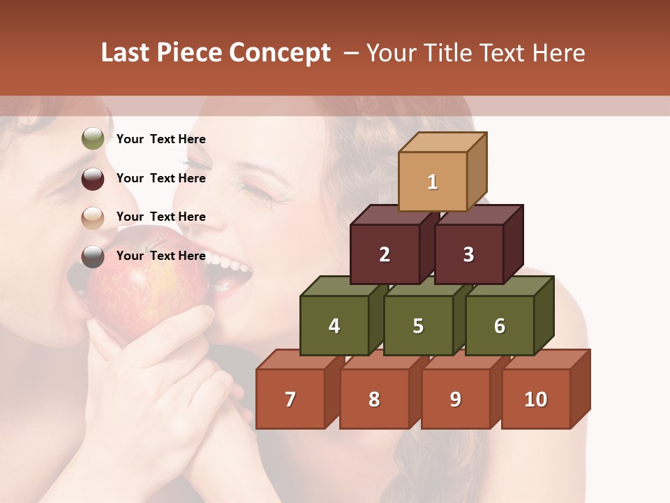 Toothy Vitamins Bite PowerPoint Template