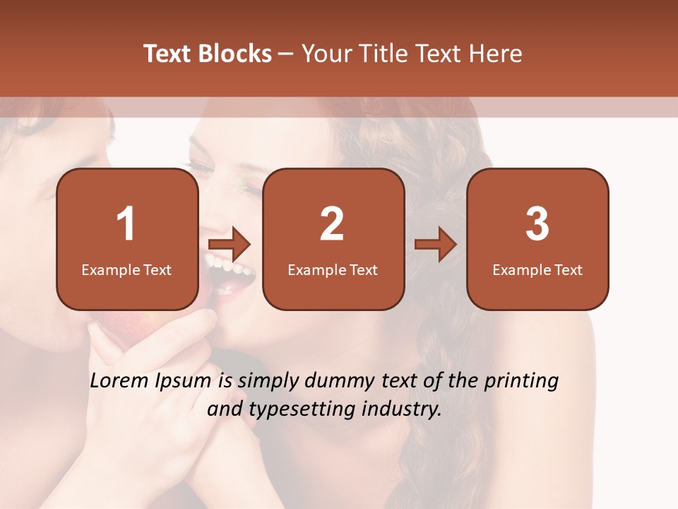 Toothy Vitamins Bite PowerPoint Template