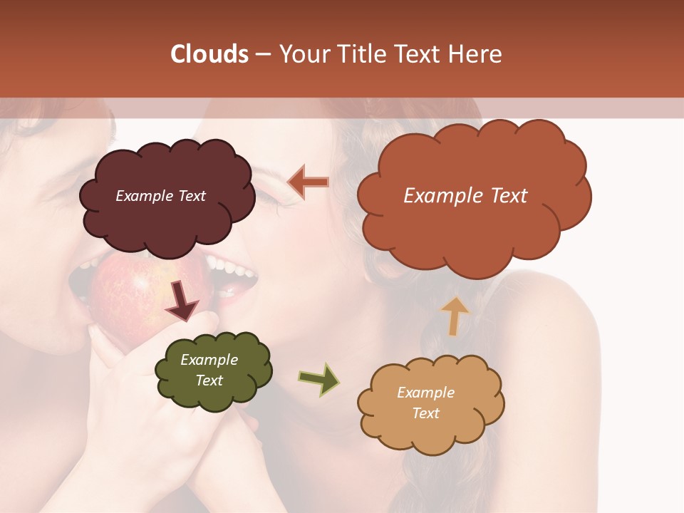 Toothy Vitamins Bite PowerPoint Template