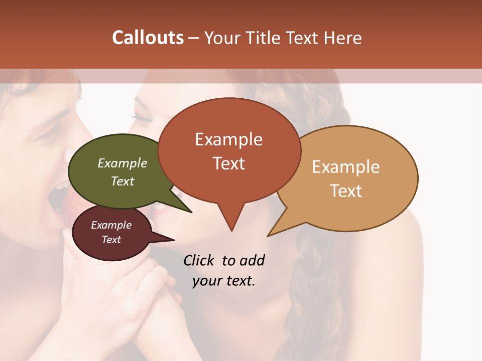 Toothy Vitamins Bite PowerPoint Template