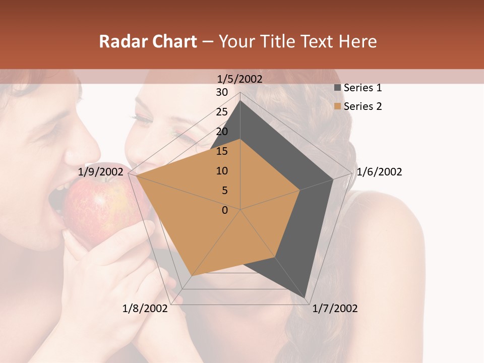 Toothy Vitamins Bite PowerPoint Template