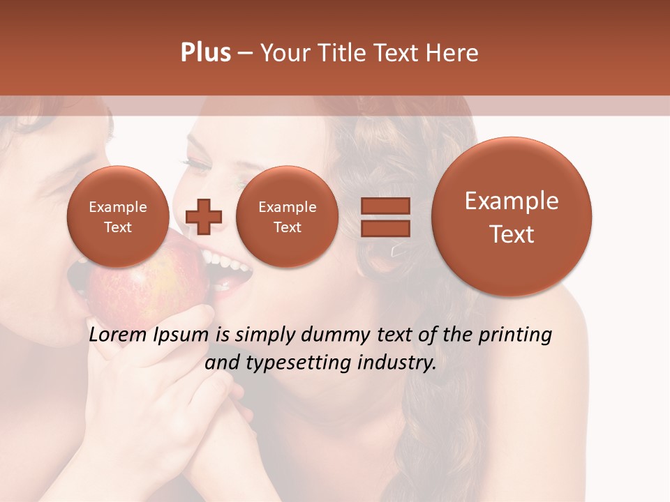Toothy Vitamins Bite PowerPoint Template