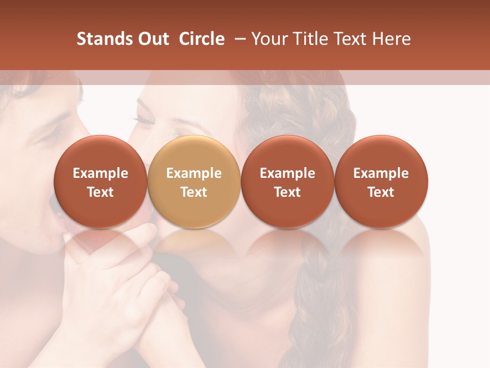 Toothy Vitamins Bite PowerPoint Template