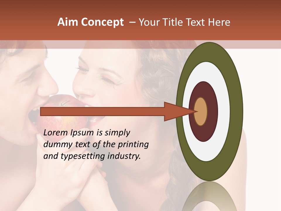 Toothy Vitamins Bite PowerPoint Template