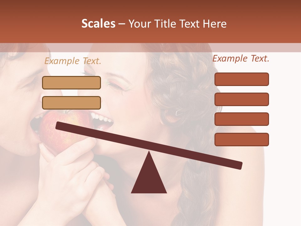 Toothy Vitamins Bite PowerPoint Template