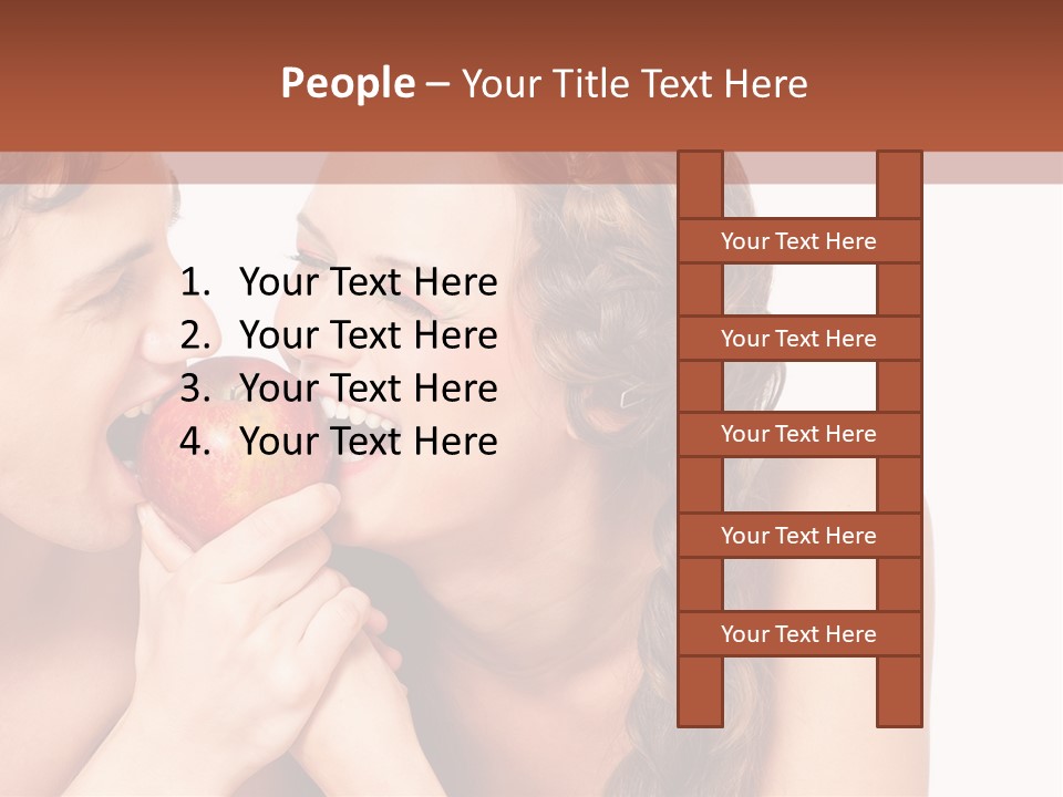 Toothy Vitamins Bite PowerPoint Template