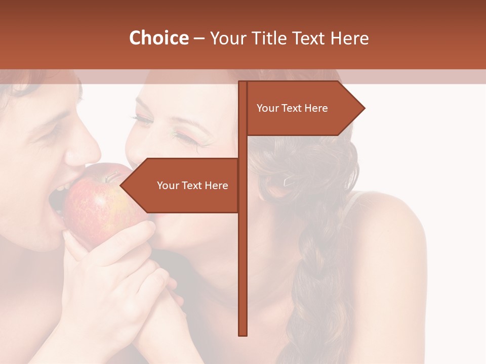 Toothy Vitamins Bite PowerPoint Template