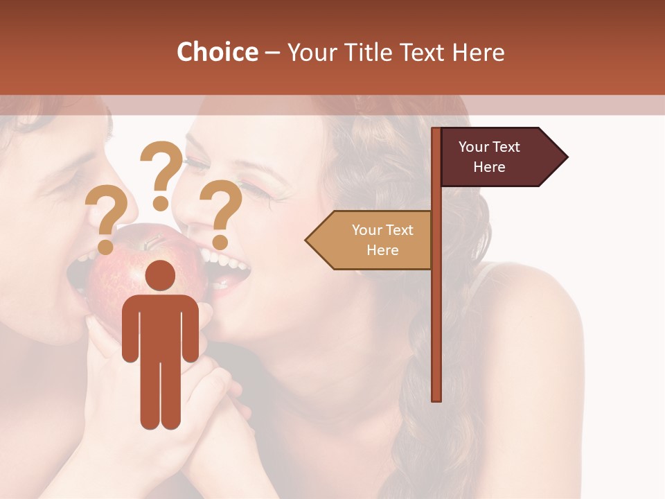 Toothy Vitamins Bite PowerPoint Template