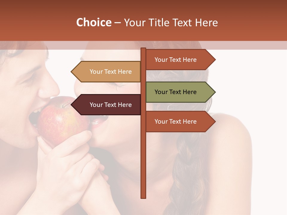 Toothy Vitamins Bite PowerPoint Template