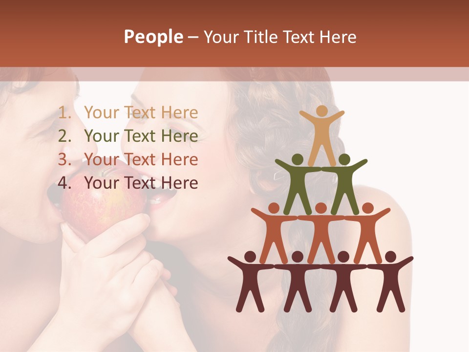 Toothy Vitamins Bite PowerPoint Template