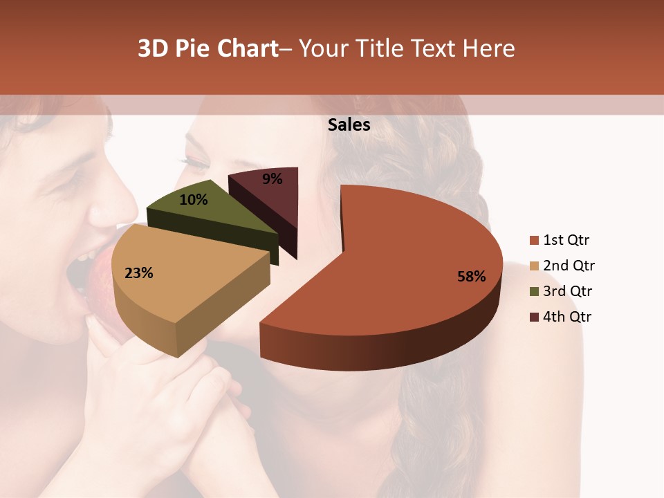 Toothy Vitamins Bite PowerPoint Template