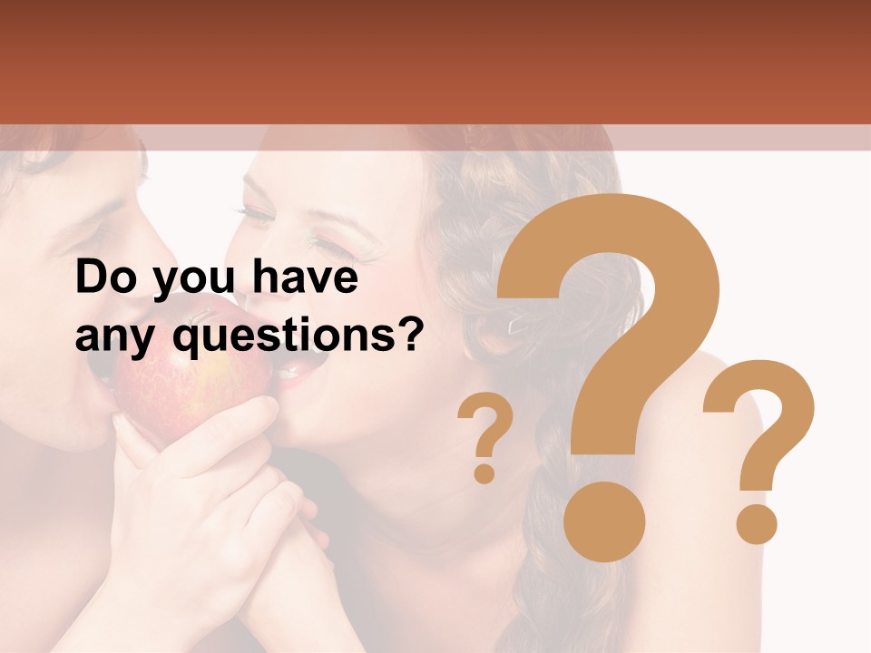 Toothy Vitamins Bite PowerPoint Template