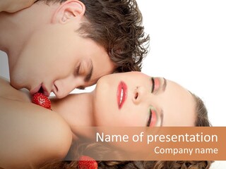 Image Enjoyment Sexuality PowerPoint Template