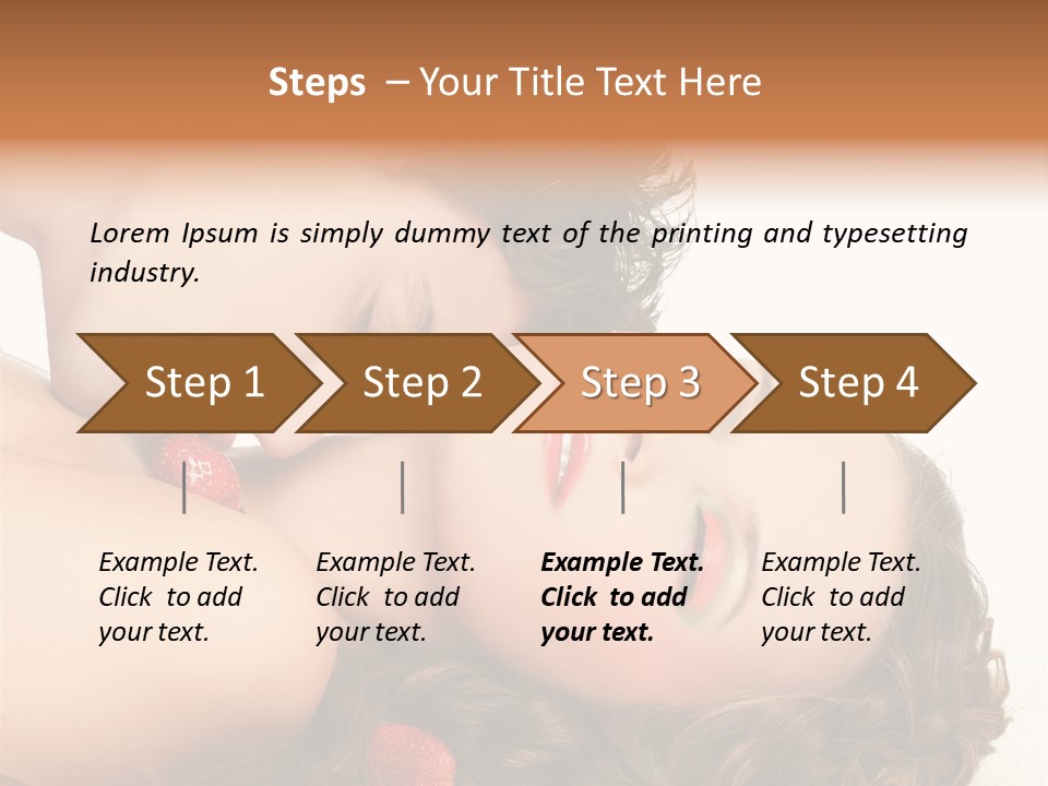 Image Enjoyment Sexuality PowerPoint Template