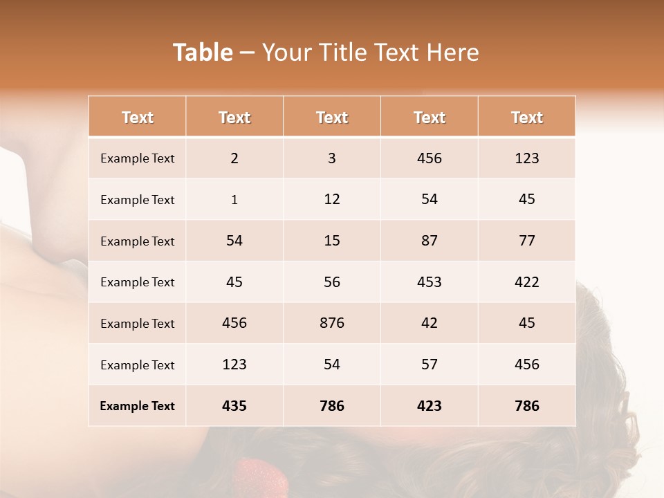 Image Enjoyment Sexuality PowerPoint Template
