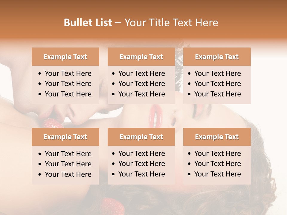 Image Enjoyment Sexuality PowerPoint Template