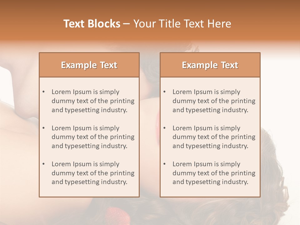 Image Enjoyment Sexuality PowerPoint Template