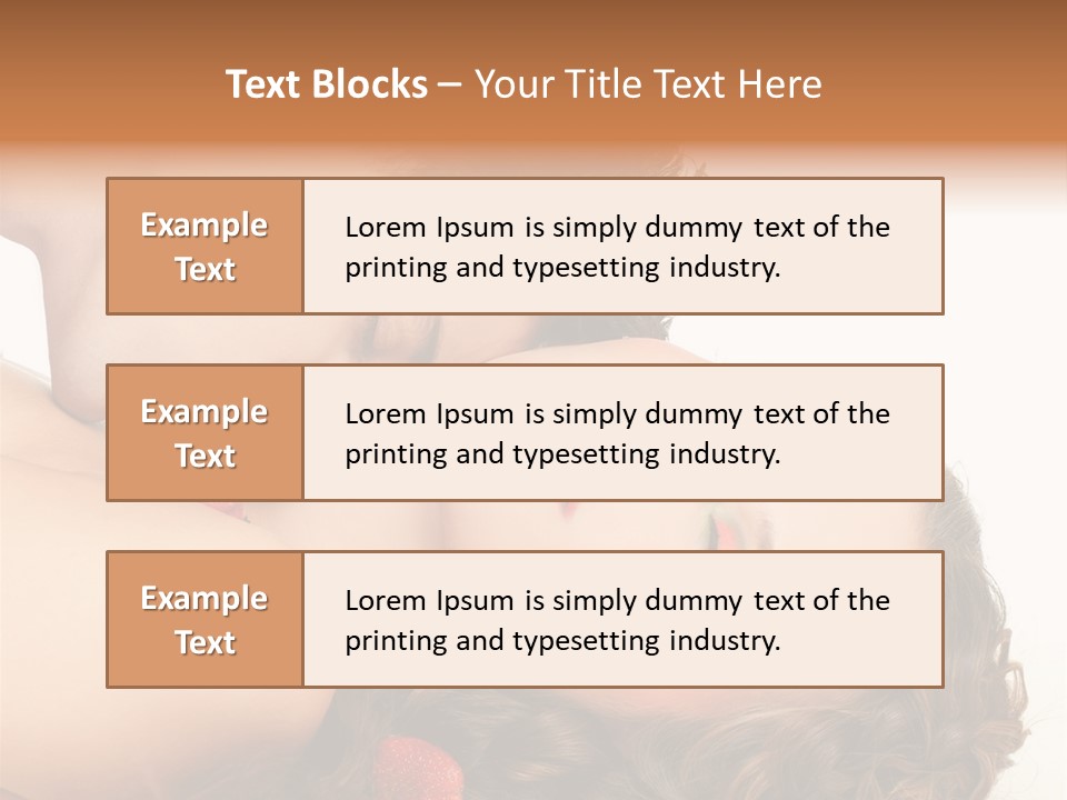 Image Enjoyment Sexuality PowerPoint Template