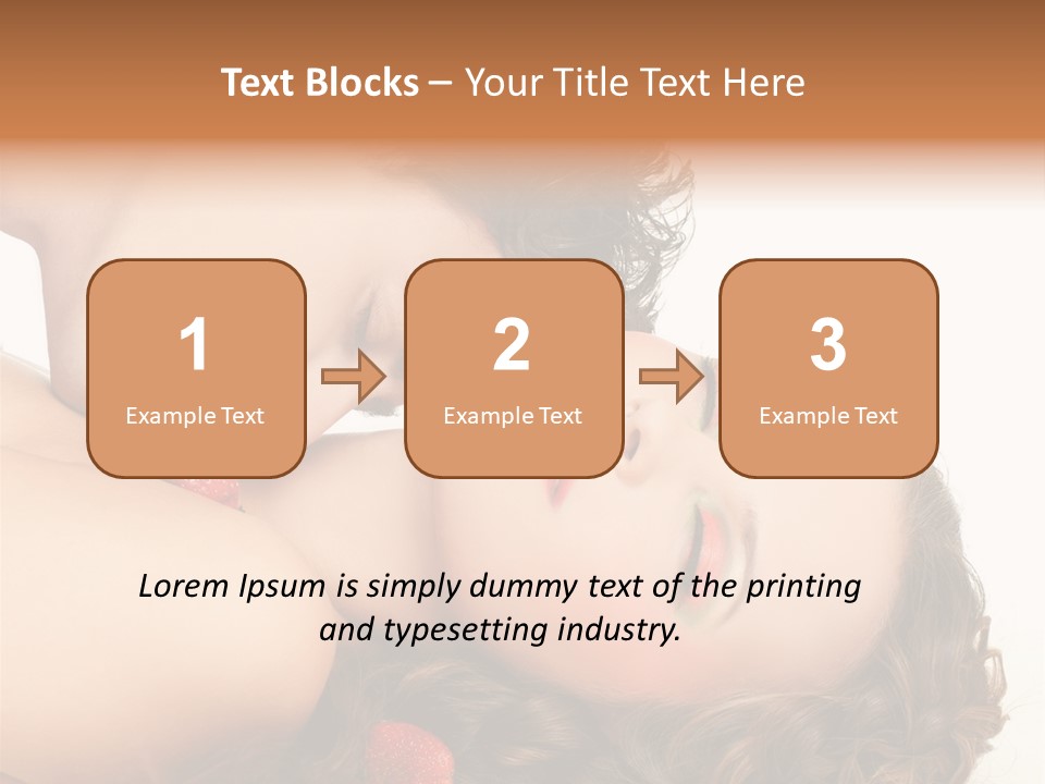 Image Enjoyment Sexuality PowerPoint Template