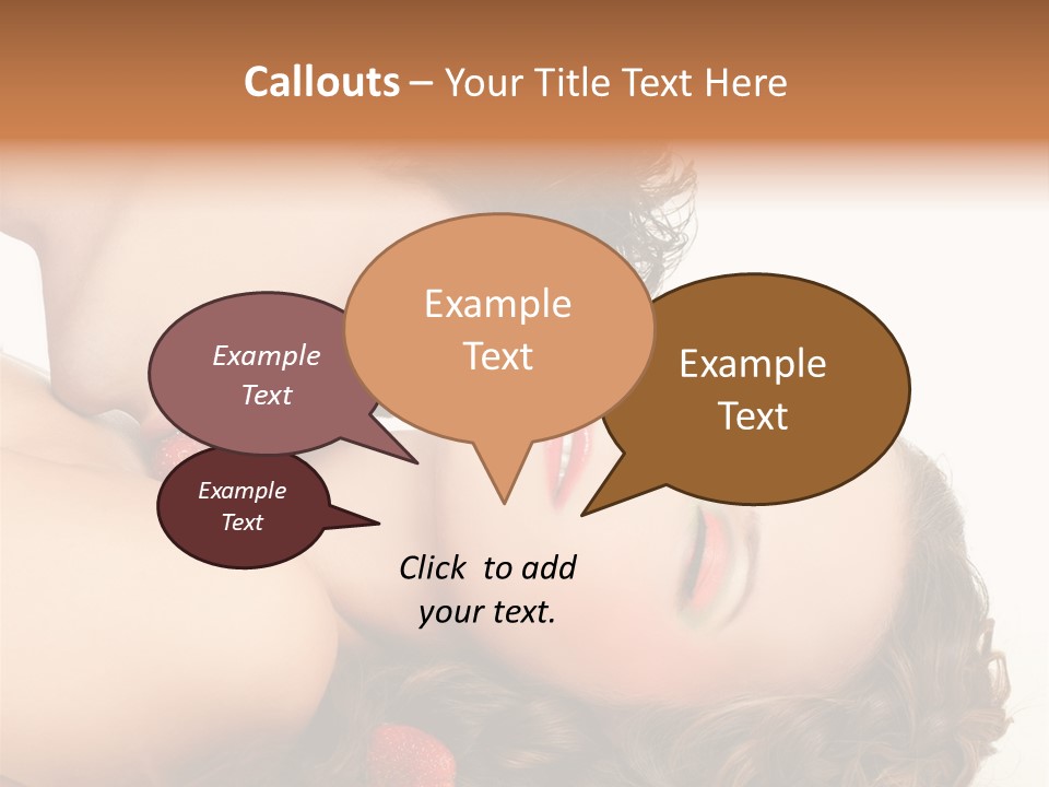 Image Enjoyment Sexuality PowerPoint Template