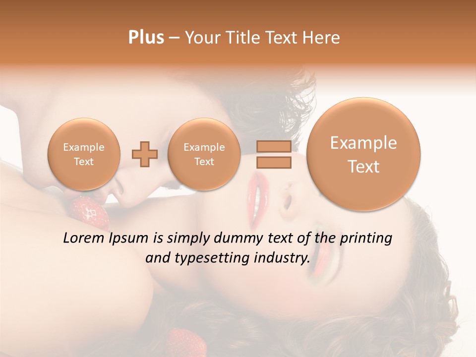 Image Enjoyment Sexuality PowerPoint Template