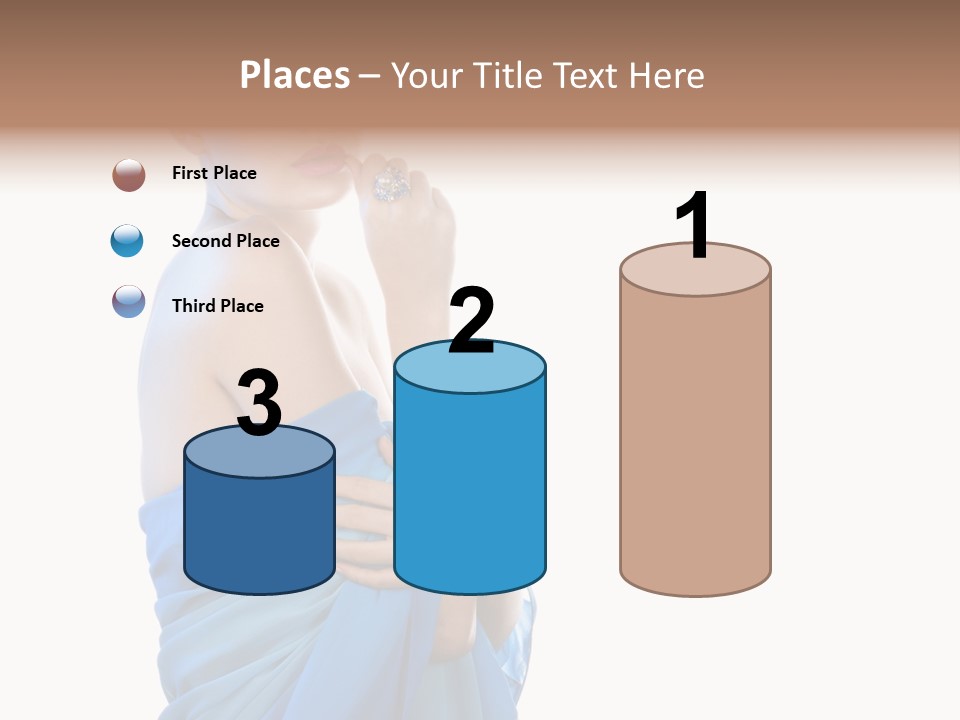 Pretty Vogue Girl PowerPoint Template