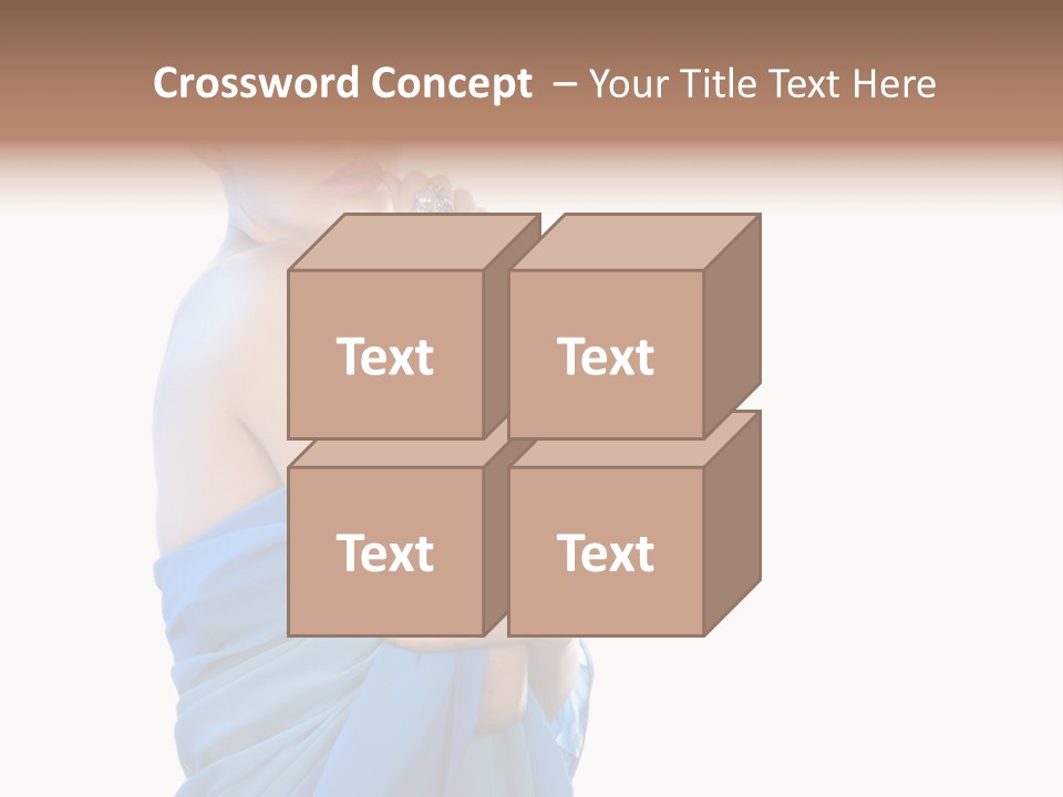 Pretty Vogue Girl PowerPoint Template