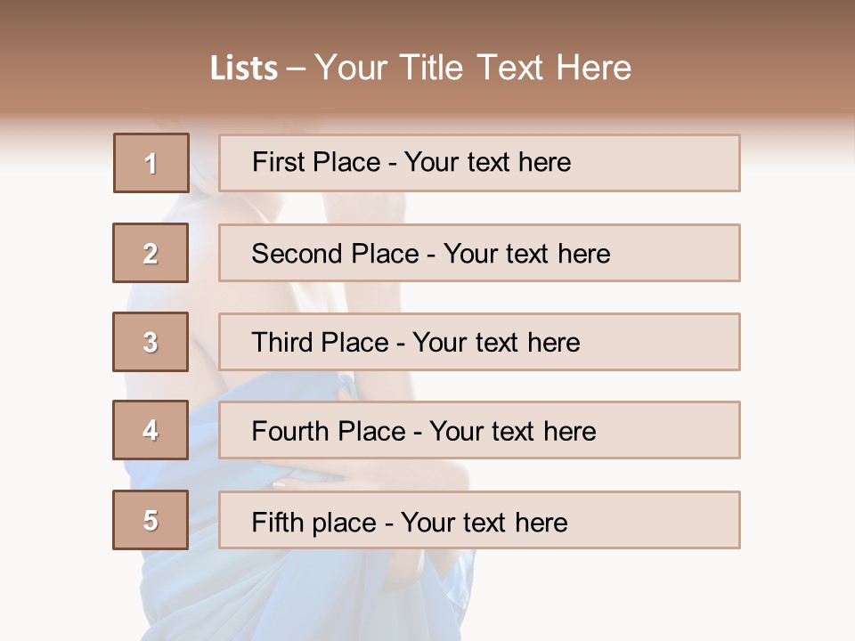 Pretty Vogue Girl PowerPoint Template