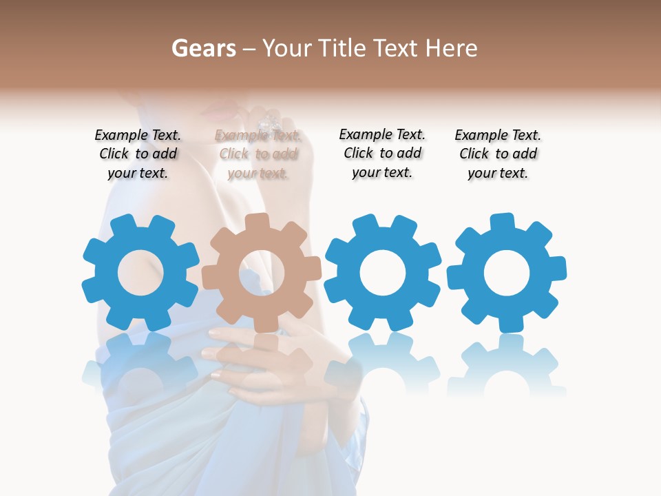 Pretty Vogue Girl PowerPoint Template