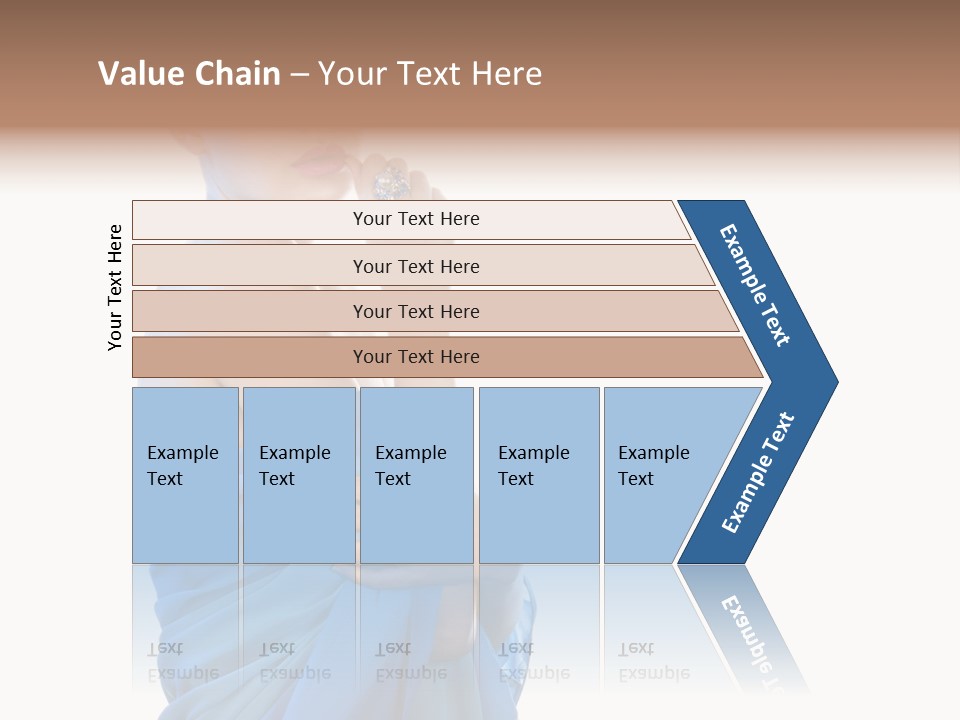 Pretty Vogue Girl PowerPoint Template