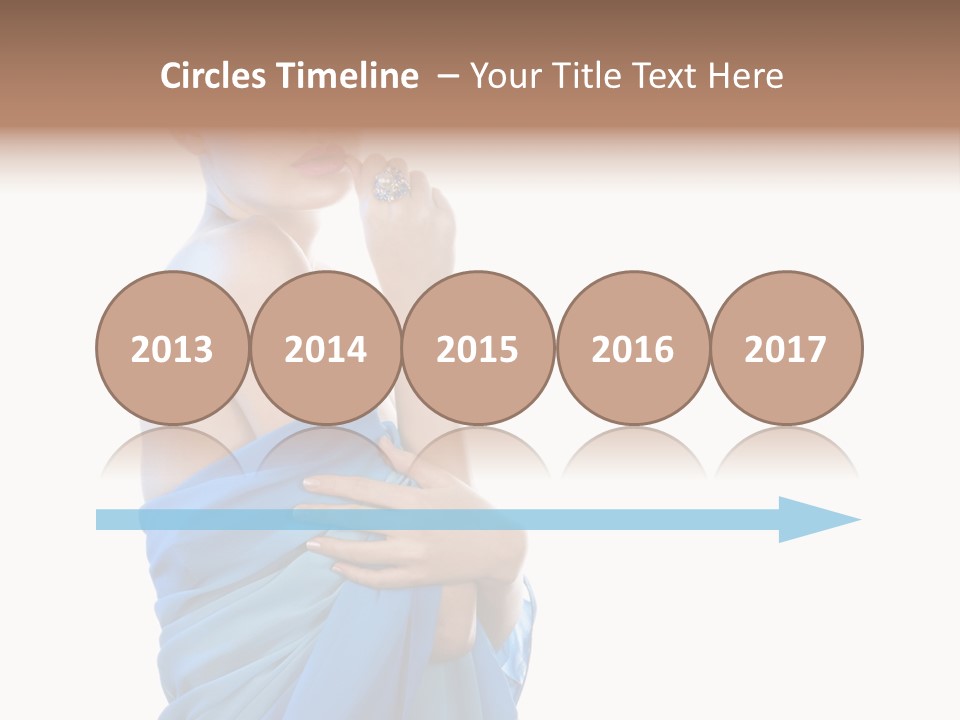 Pretty Vogue Girl PowerPoint Template