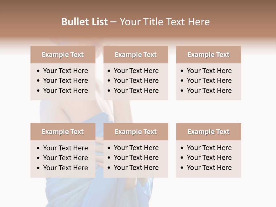 Pretty Vogue Girl PowerPoint Template