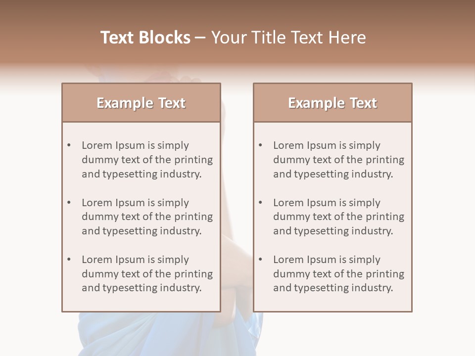 Pretty Vogue Girl PowerPoint Template