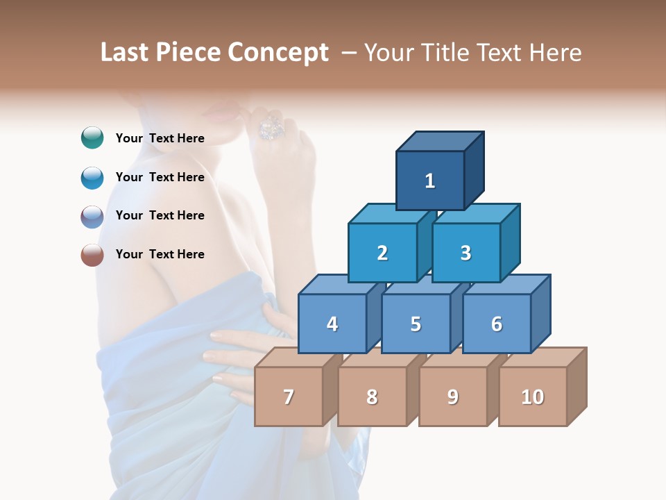 Pretty Vogue Girl PowerPoint Template