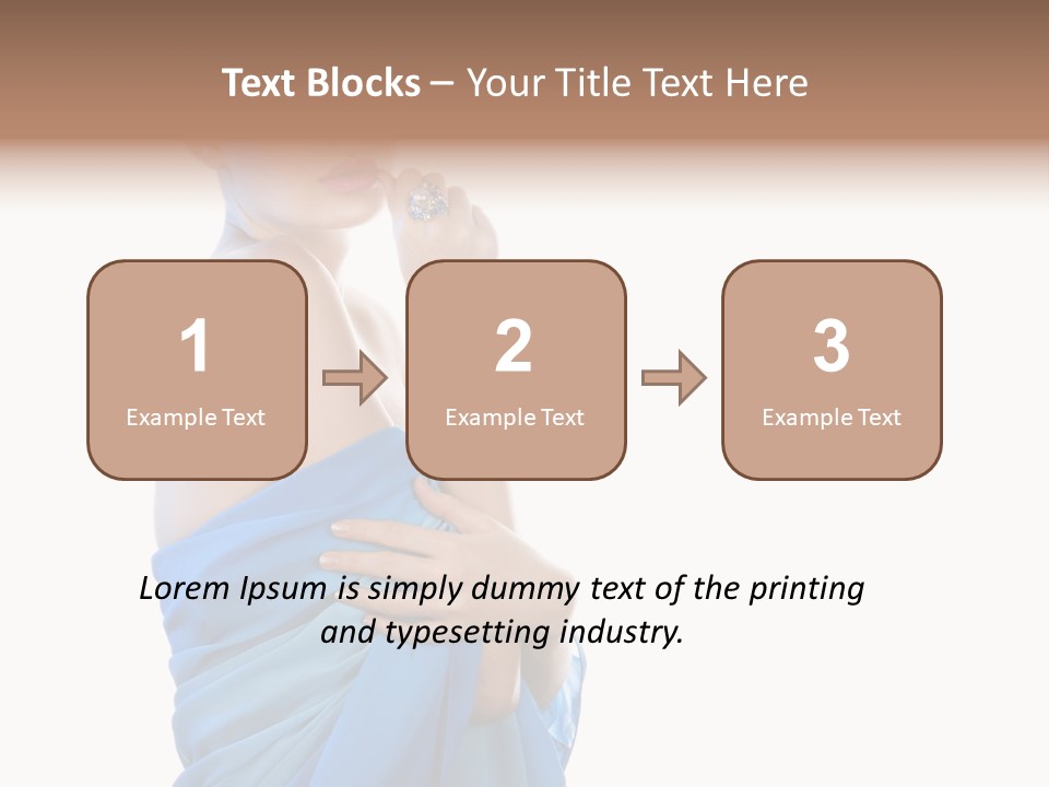 Pretty Vogue Girl PowerPoint Template