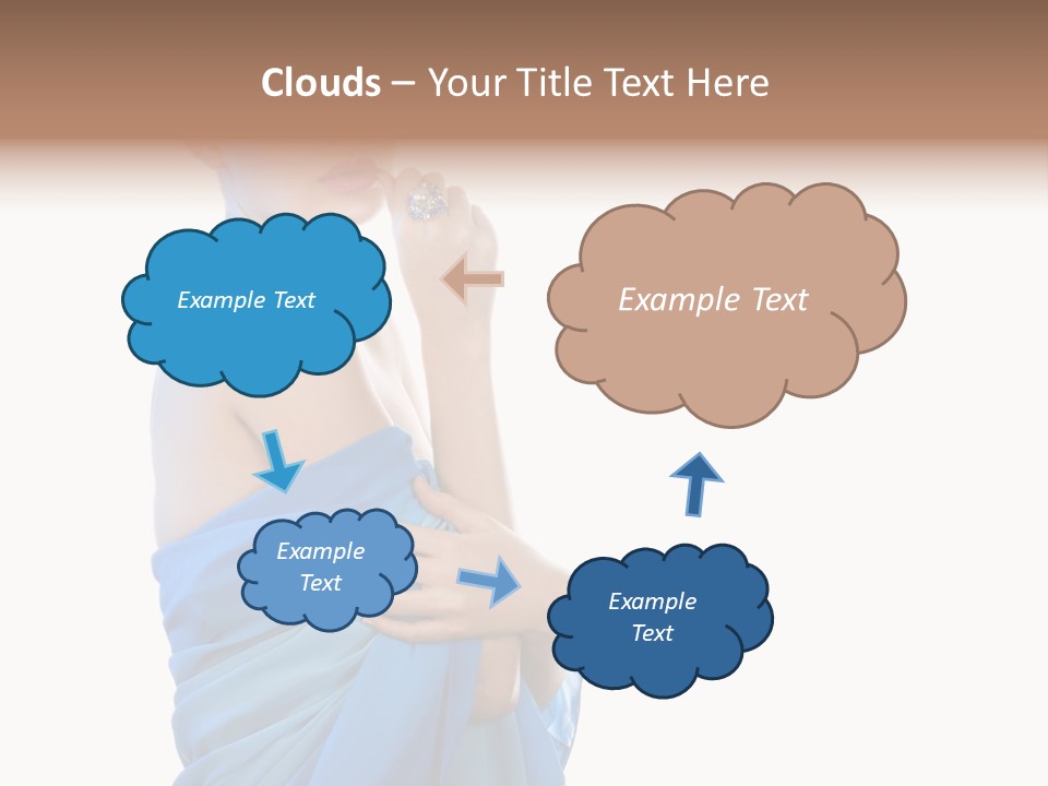 Pretty Vogue Girl PowerPoint Template