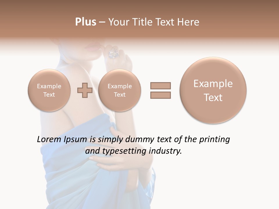 Pretty Vogue Girl PowerPoint Template