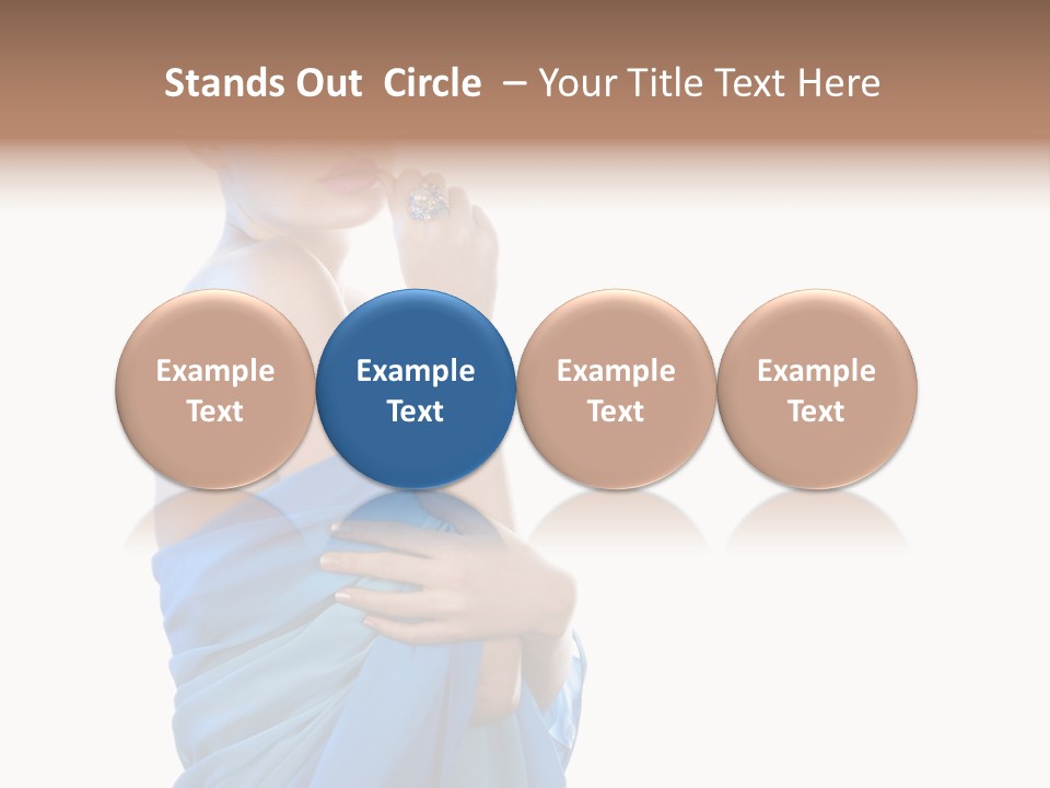 Pretty Vogue Girl PowerPoint Template