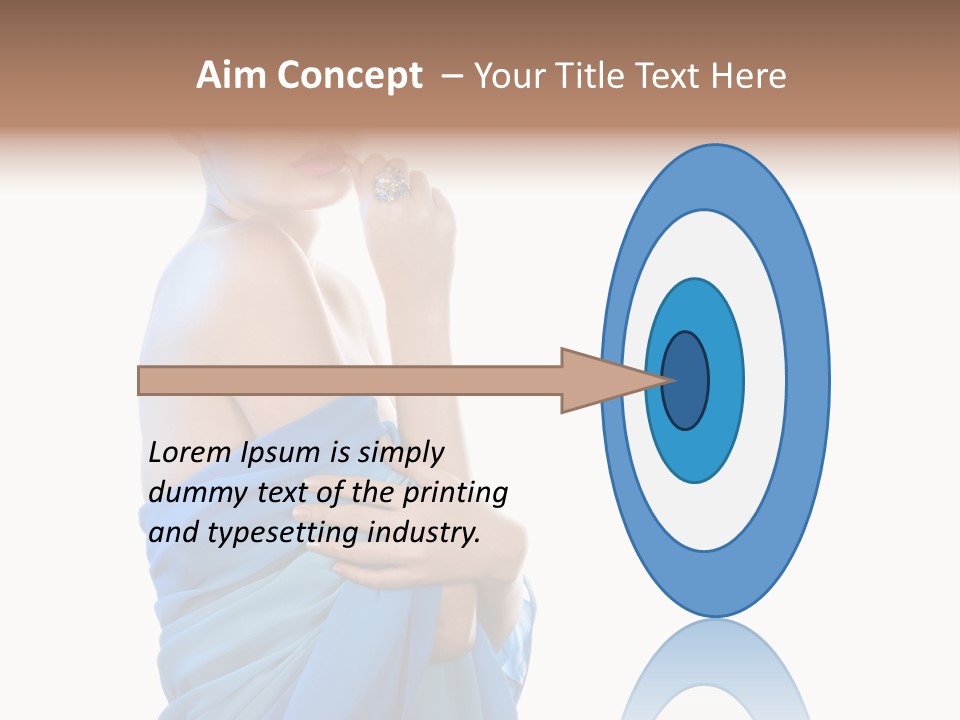 Pretty Vogue Girl PowerPoint Template