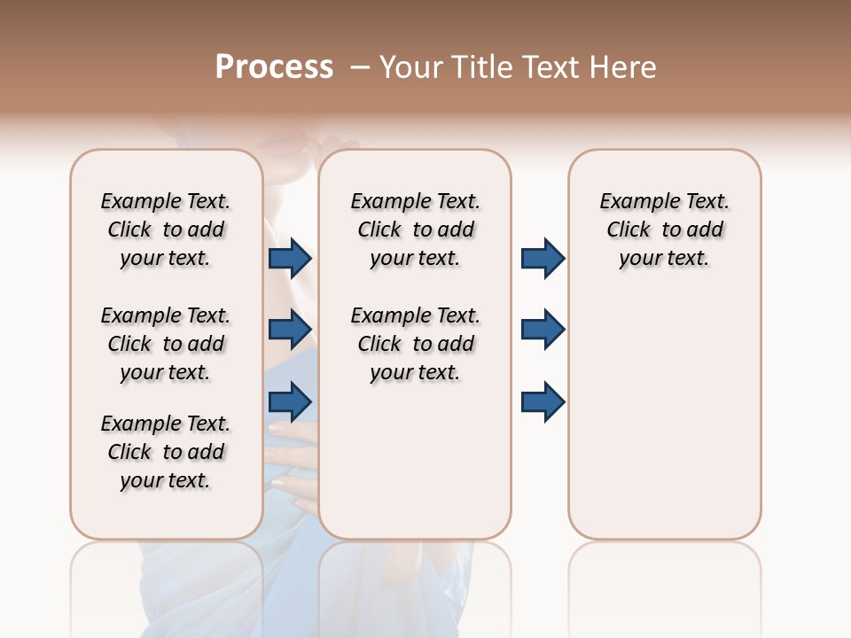 Pretty Vogue Girl PowerPoint Template
