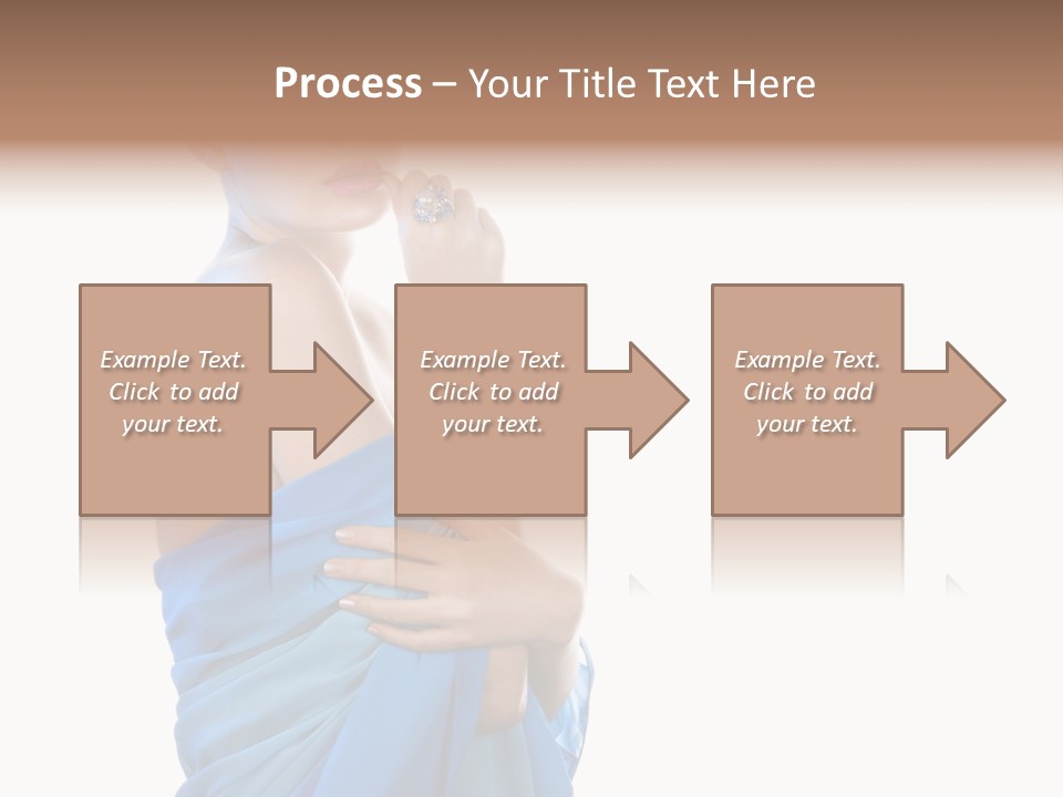 Pretty Vogue Girl PowerPoint Template