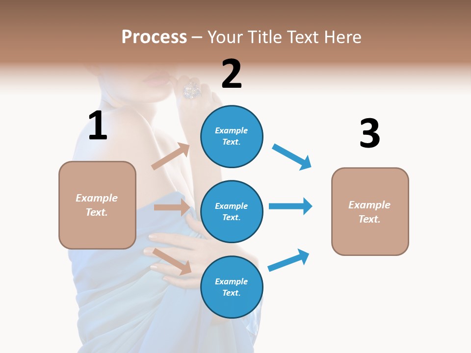 Pretty Vogue Girl PowerPoint Template